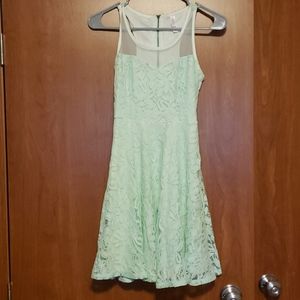 Mint Lace Dress
